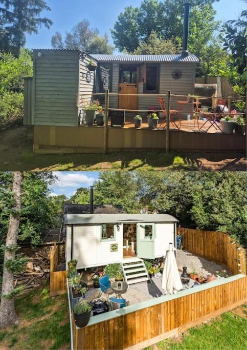 Spinney Retreats - 2 X Unique Shepherds Huts Dog Friendly นอร์ทแธมป์ตัน ภายนอก รูปภาพ